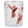 Hummingbird du support pour tuobles l verre marron blanc 10x10x12.5 cm
