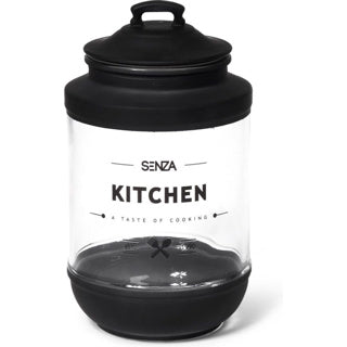 Pot de rangement en verre Senza