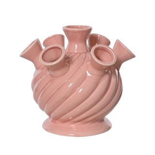 Vase porcelaine rose 18 cm