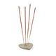 Porte-encens de soapstone coeur 10,5 cm