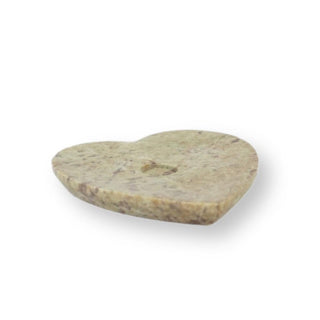Porte-encens de soapstone coeur 10,5 cm