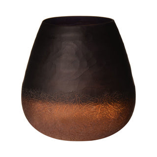 Crackle Vase Vase Brown H15 D15