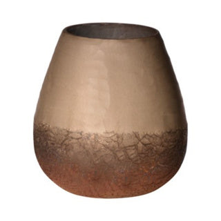 Crackle Vase Vase Champagne H15 D15