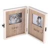 Cadre photo sur mon chemin en bois blanc naturel 33x19x1,5 cm