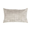Coussin de velours vintage beige 30x50 cm
