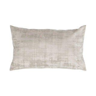 Coussin de velours vintage beige 30x50 cm