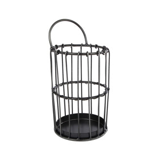 Plateau de rangement Jill Gray Metal 8x8x17cm