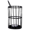 Plateau de rangement Jill Gray Metal 8x8x17cm