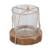 Porte-toilette Maro Helder Bois de verre naturel 7.5x7.5x7cm