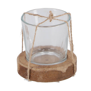 Porte-toilette Maro Helder Bois de verre naturel 7.5x7.5x7cm