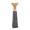 Ptmd chandelier Laya Gold-Black 45 cm