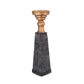 Ptmd chandelier Laya Gold-Black 45 cm