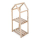 Rack végétal avec 2 couches 76 cm naturel