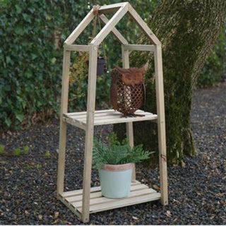 Rack végétal avec 2 couches 76 cm naturel