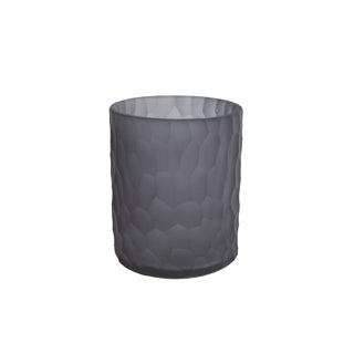 Porte-toilette Dex Matt Black Glass 9x9x11 cm