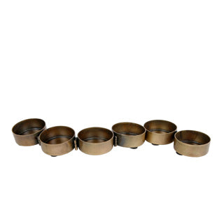 Porte-toiteur 7x Métal d'or antique 33 cm
