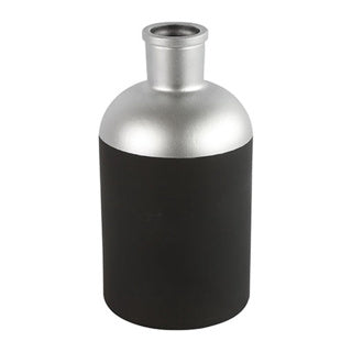 Vase de bouteille Countryfield Madelon S Noir Silver 26cm