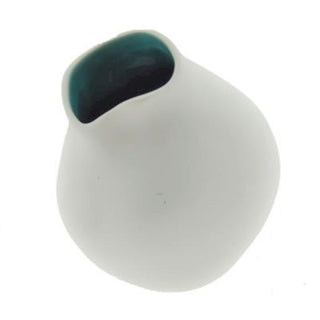 Vase céramique 9 cm bleu blanc