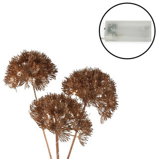 Art Flower Heracleum Countryfield a mené du cuivre 80 cm