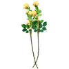 Branche de fleur artificielle jaune 76 cm