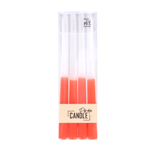 Cougie Dye Dye Wax Orange 30,5 x 2,2 cm 4 pièces