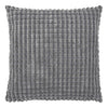 Coussin de décoration néerlandaise Rome 45x45 cm Gris du charbon de main