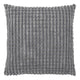 Coussin de décoration néerlandaise Rome 45x45 cm Gris du charbon de main