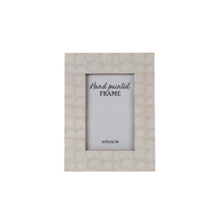 Cadre photo masie (10x15) Émail en bois 16x21.5x1cm