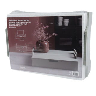 Gusta Gusta Wooden ordinateur portable Tableau 41x30x14.5 cm Green Grey