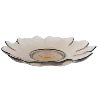 Échelle d'onde XL Verre beige 32x32x6cm