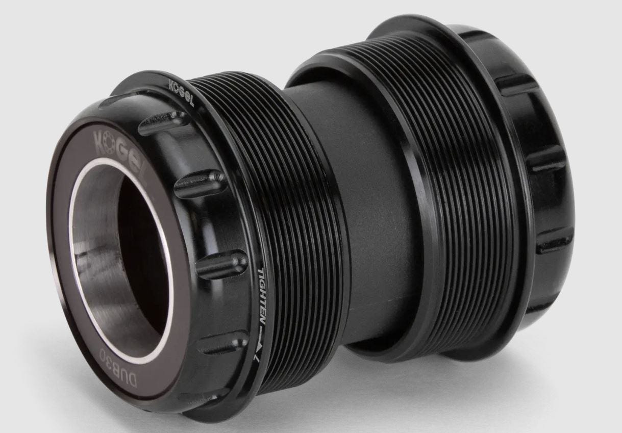 Sram – support de pédalier à bille, croix en céramique t47, externe, résistant à la corrosion