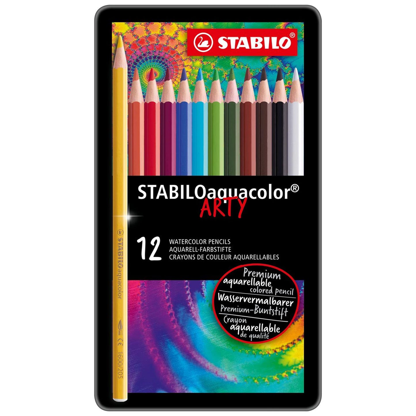 Boîte à métal Aquacolor Stabilo, 12e.