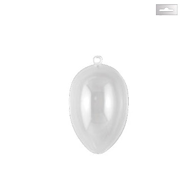 Vaessen creative • œuf en plastique 2 pièces pré-emballé 9 cm 5 pièces