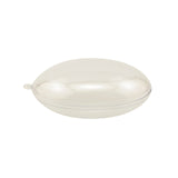 Vaessen creative • boule en plastique plate 2 pièces préemballées 9 cm