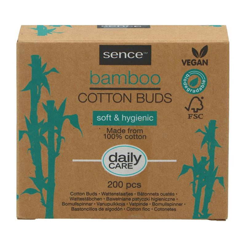 Sence cotons-tiges en bambou 200pcs