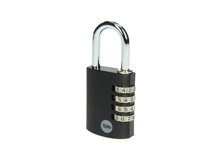Yale 1065059 - cadenas 38mm aluminium noir std | 3 pièces