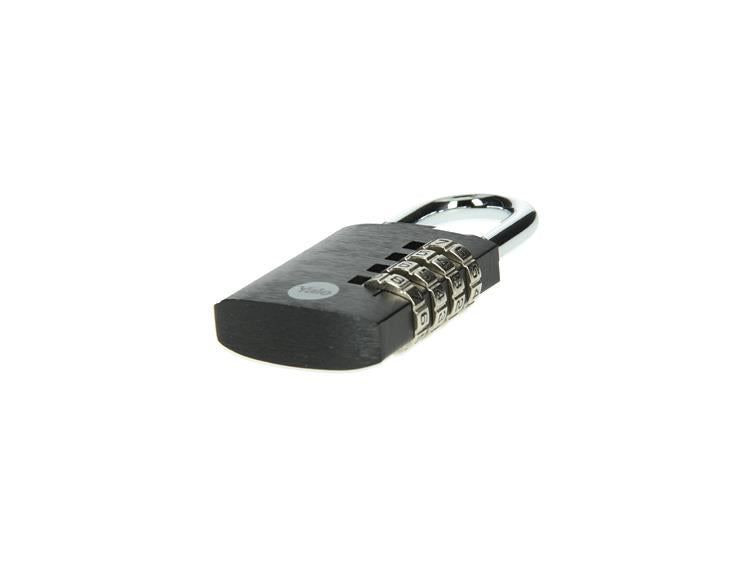 Yale 1065059 - cadenas 38mm aluminium noir std | 3 pièces