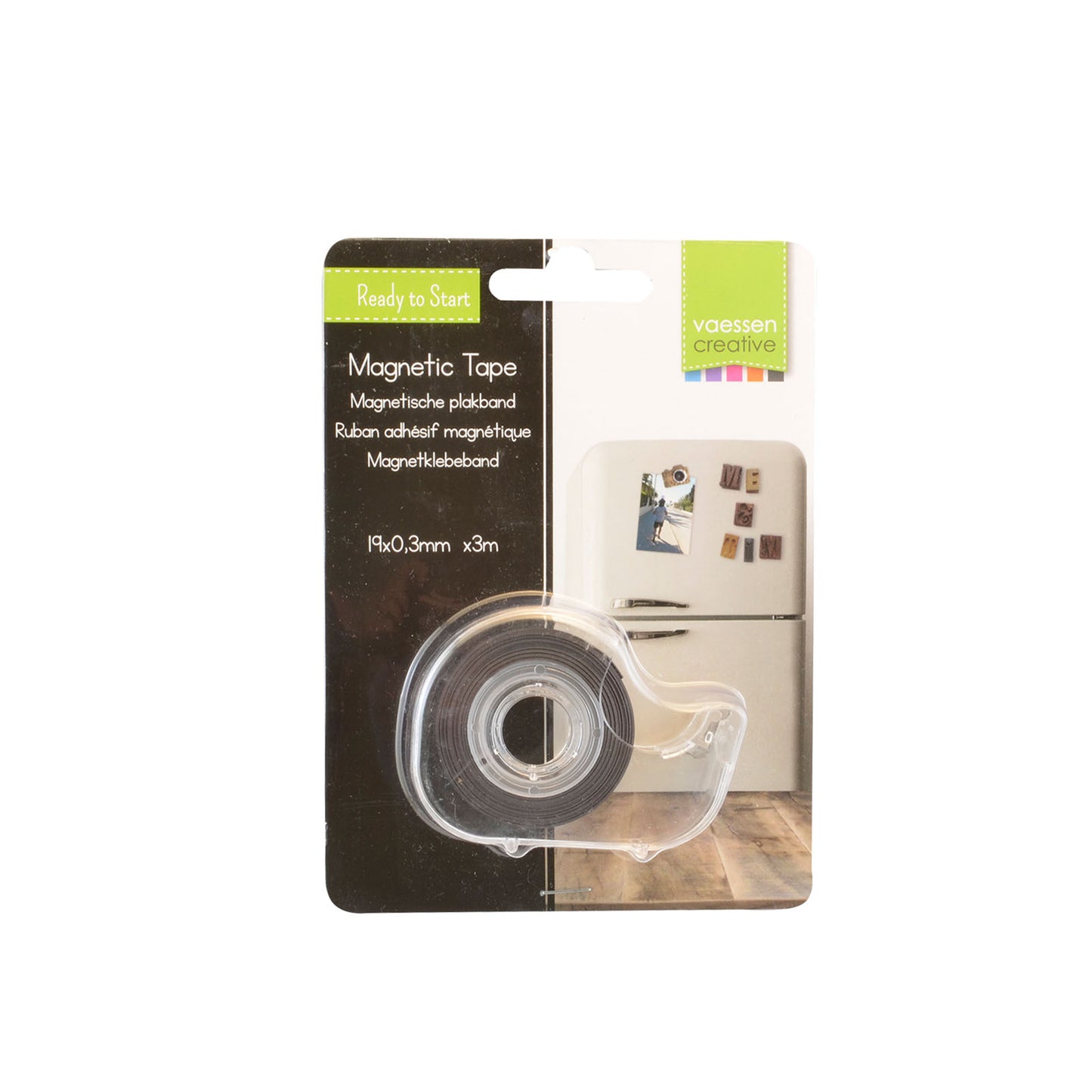 Vaessen creative • bande magnétique 19mmx0,3mmx3m