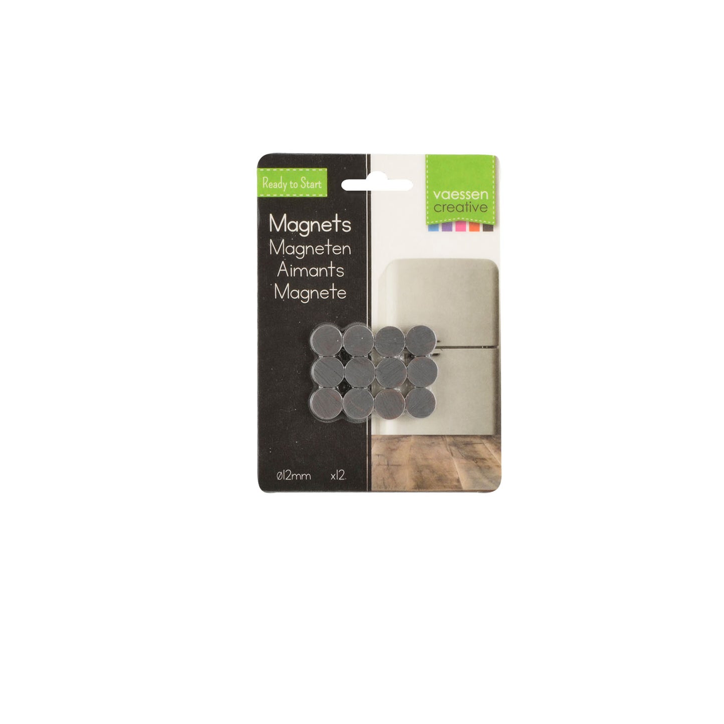 Vaessen creative • aimants ø12mmx4mm 12 pièces