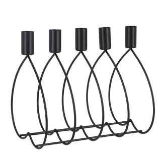 Senza Candlestick avec 5 détenteurs de 22 cm