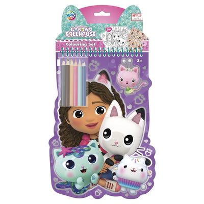 Bloc de coloriage en forme de maison de poupée Moxy Gabby's - 20 feuilles