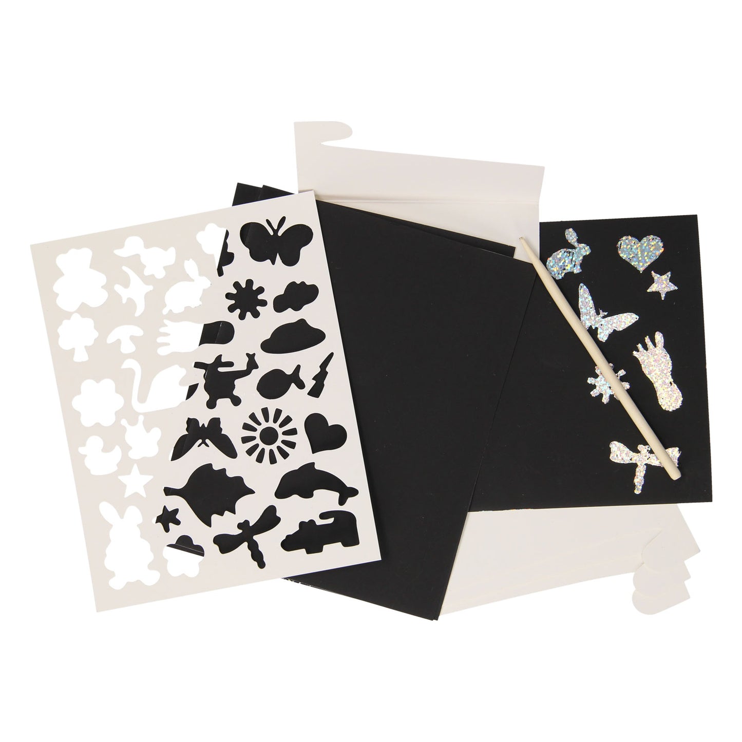 Ensemble d'artisanat d'art de gravure - paillettes