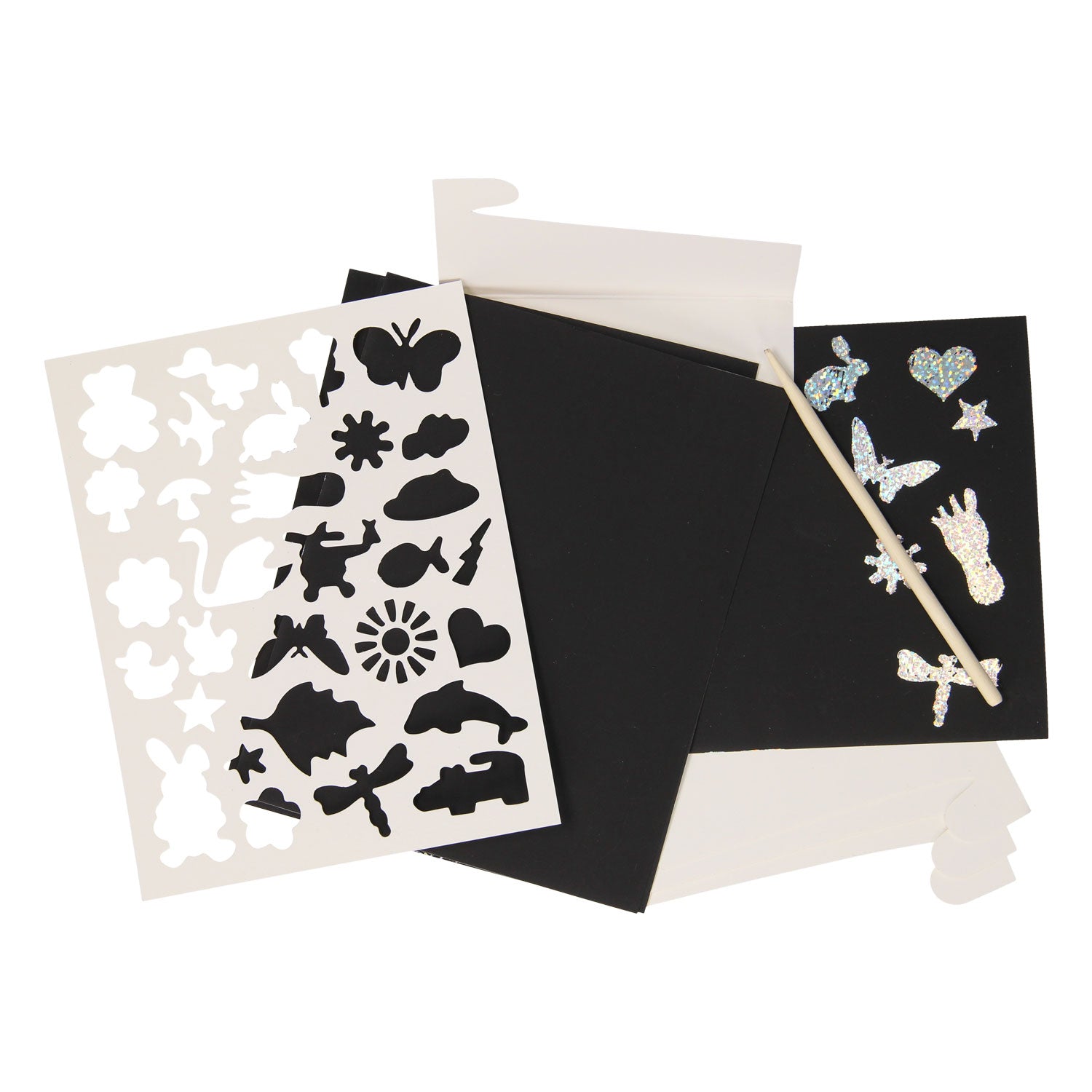 Ensemble d'artisanat d'art de gravure - paillettes
