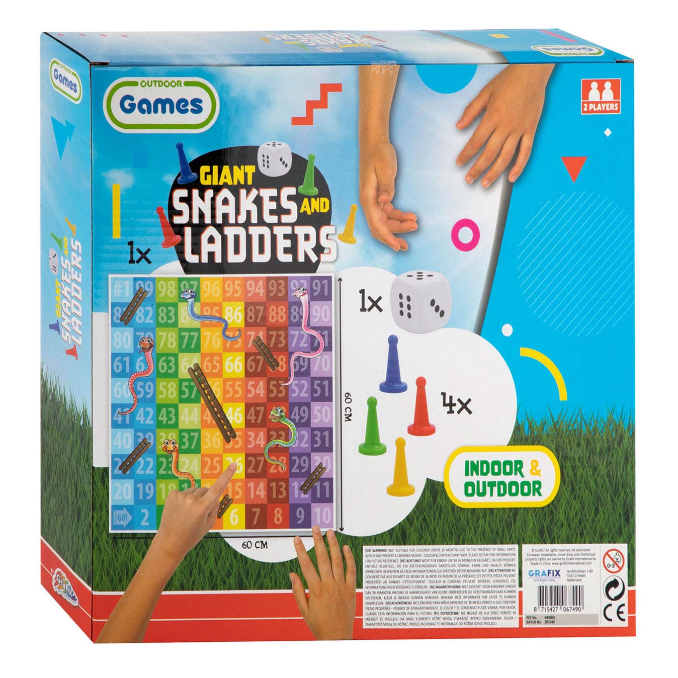 Creative Craft Group Giant Snakes Snakes Ladders Game