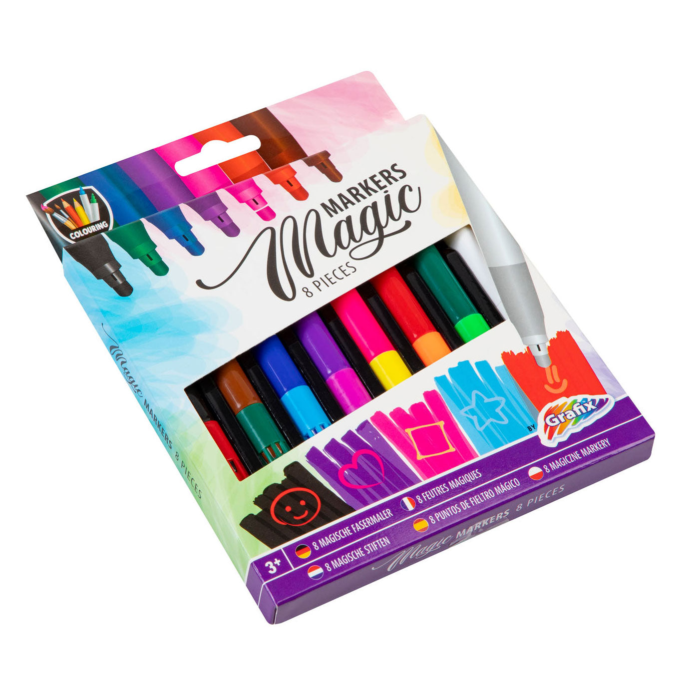Marqueurs magiques magiques du groupe d'artisanat créatif, 8 pcs.