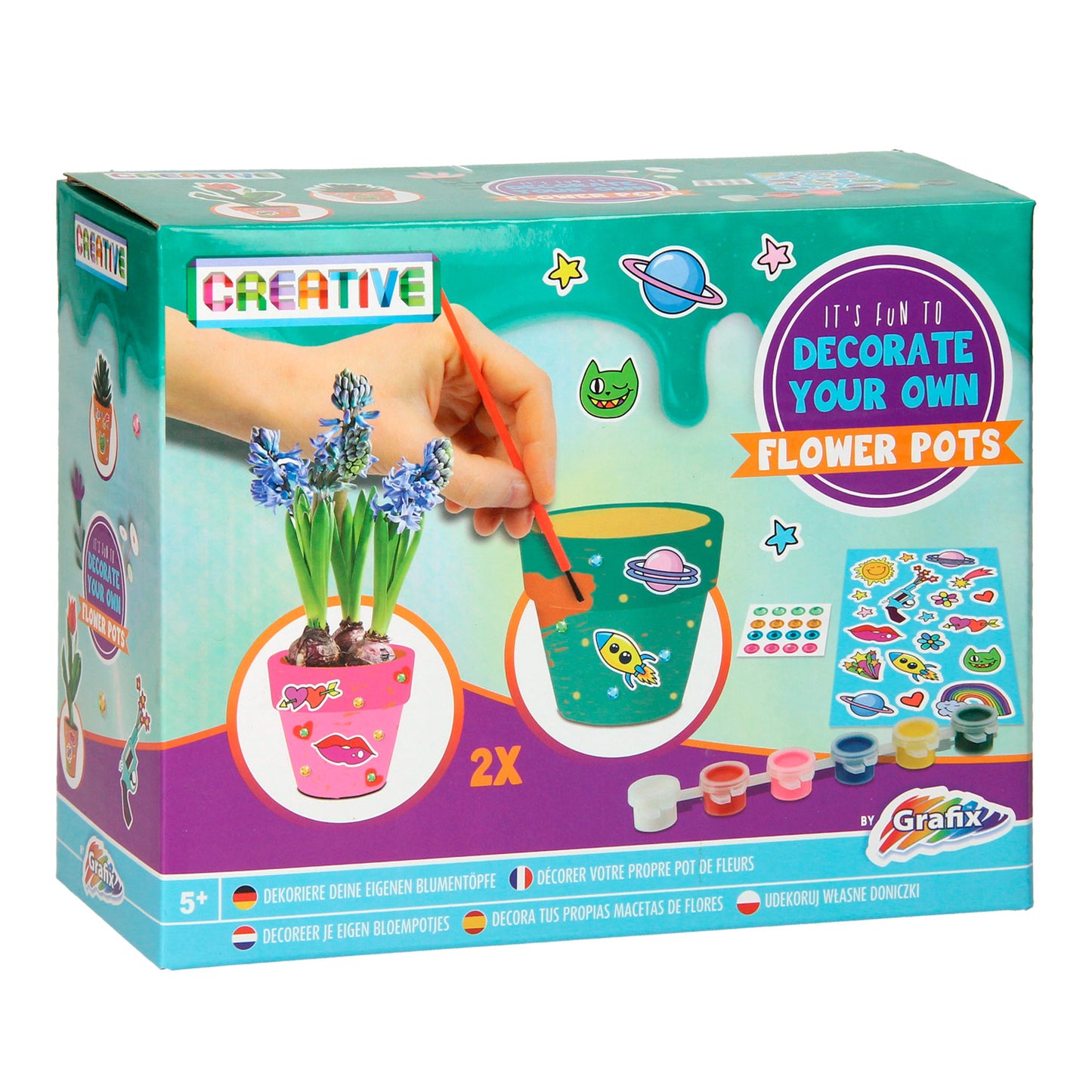 Décorez vos propres pots de fleurs