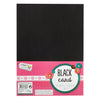 Creative Craft Group Hobby Cardboard noir A4, 10 feuilles