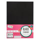Creative Craft Group Hobby Cardboard noir A4, 10 feuilles