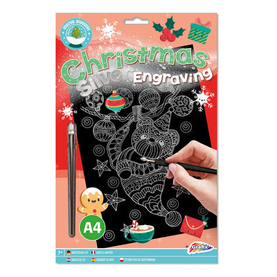 Creative Craft Group Noël Scratch Art A4