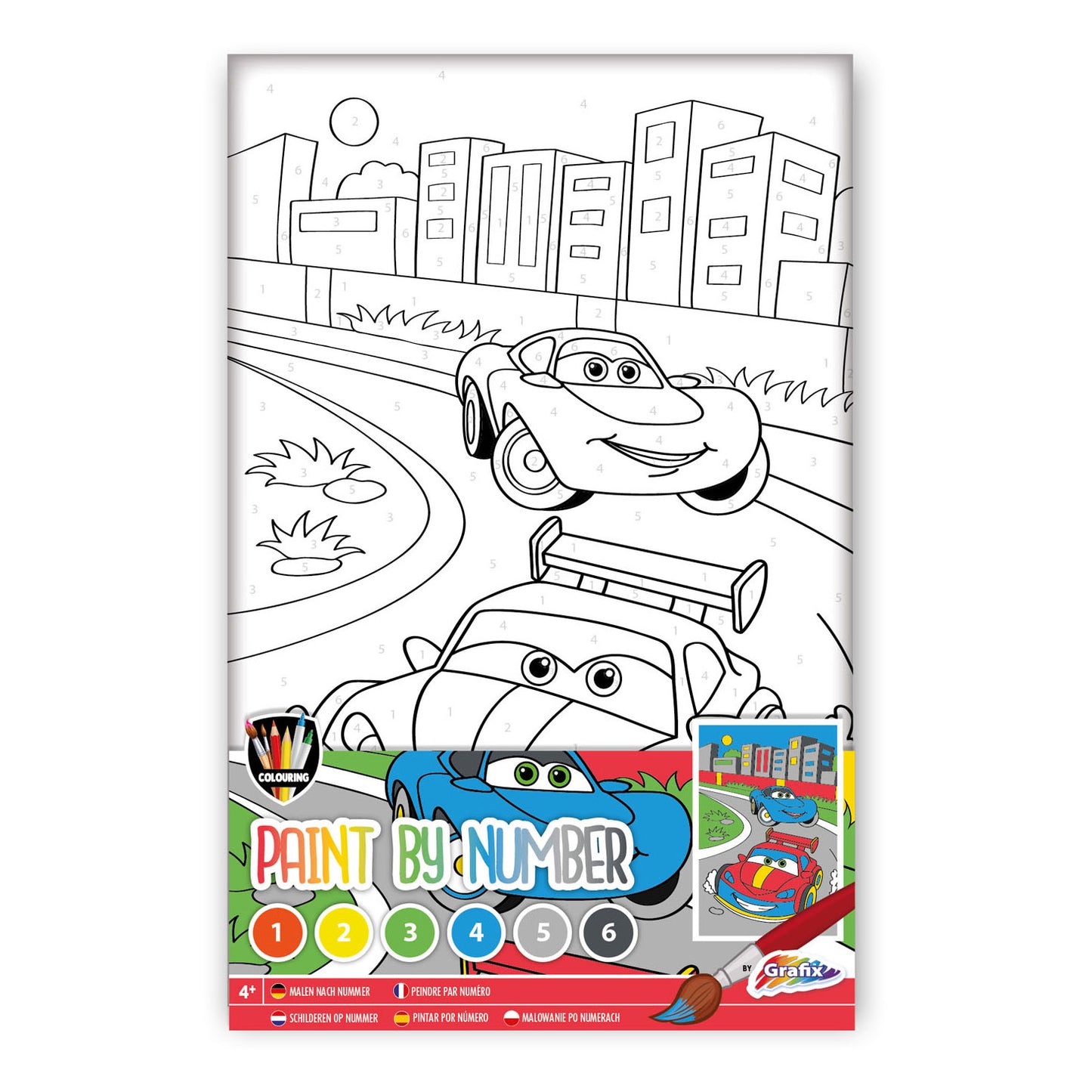 Grafix Painting by Number Cars